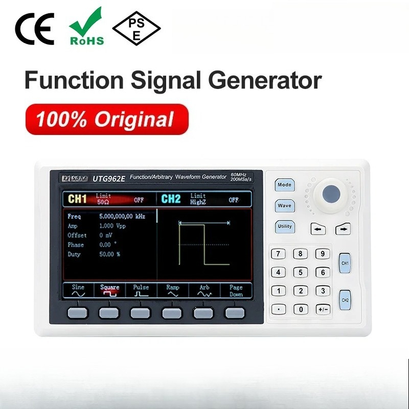 Функциональный генератор сигна – обзор и цена Dual Channel Arbitrary Waveform Function Generator 60Mhz